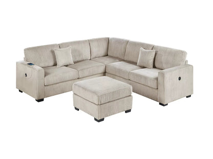 The Waverly Camel Sectional – 4 Piece - view 2