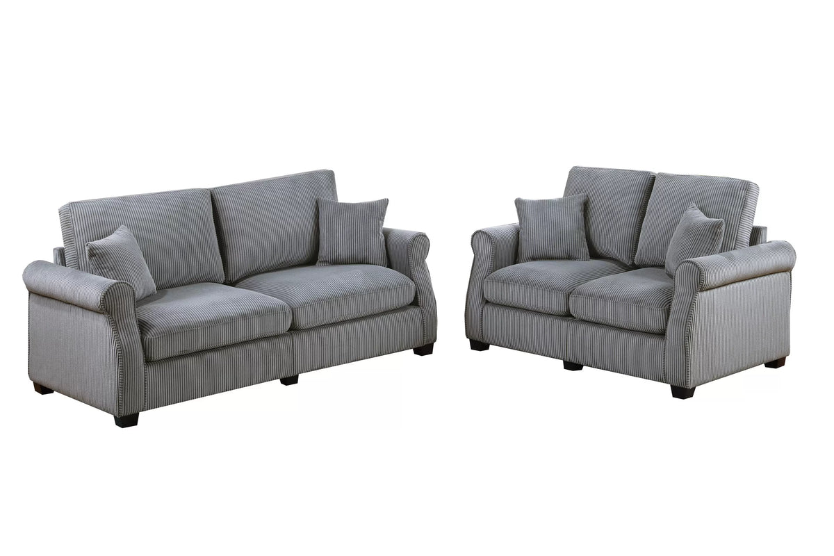 The Winslow Fog Sofa Set – 2 Piece - view 2