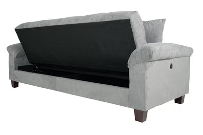 The Fulton Gray Convertible Sofa - view 6