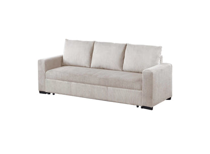 The Ivers Ivory Convertible Sofa - view 4