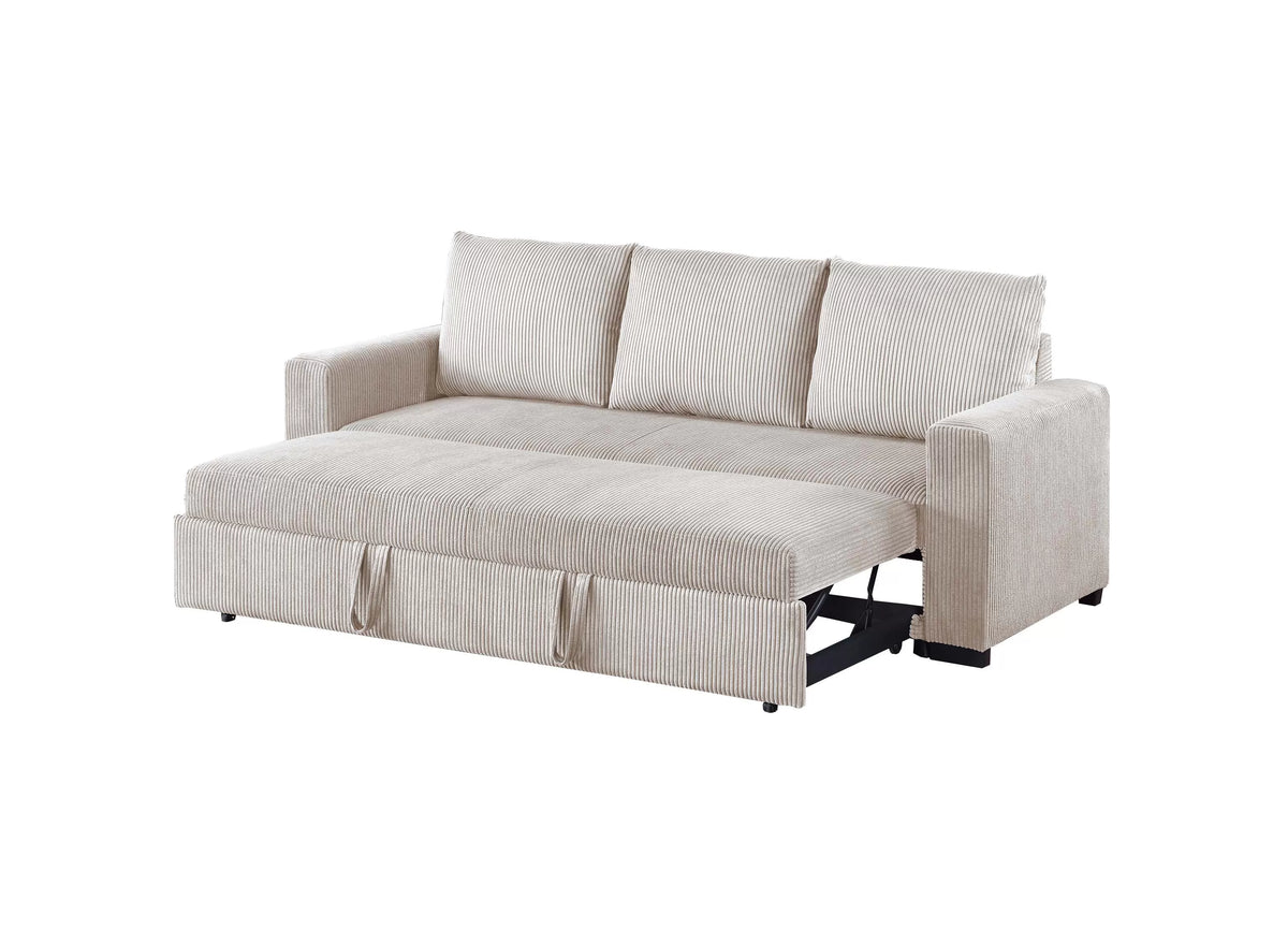 The Ivers Ivory Convertible Sofa - view 5