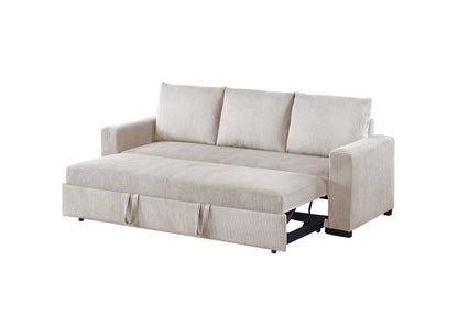 The Ivers Ivory Convertible Sofa - view 5