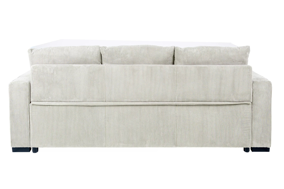 The Ivers Ivory Convertible Sofa - view 7