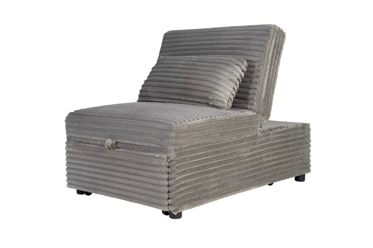 The Corwin Smoke Convertible Sofa - view 11