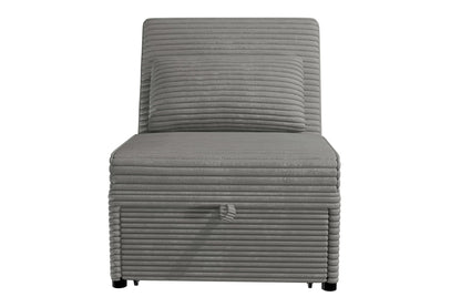The Corwin Smoke Convertible Sofa - view 4