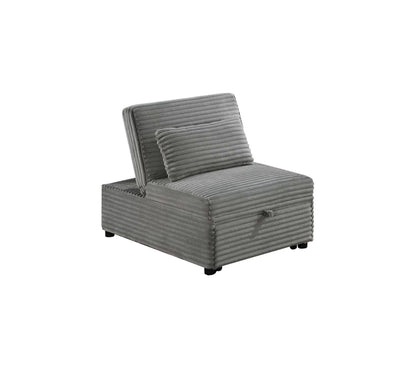 The Corwin Smoke Convertible Sofa - view 5