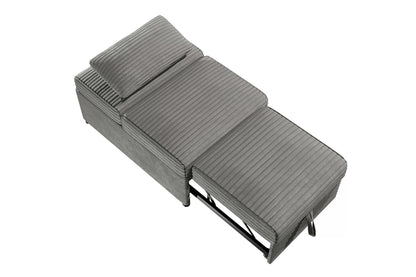 The Corwin Smoke Convertible Sofa - view 9