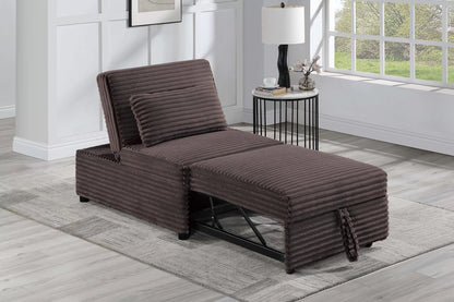 The Corwin Chocolate Convertible Sofa - view 2