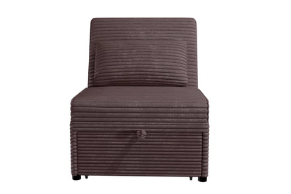 The Corwin Chocolate Convertible Sofa - view 4