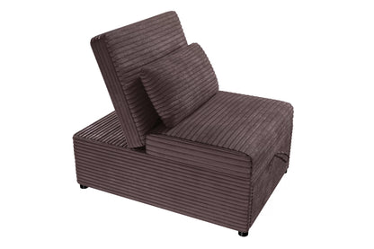 The Corwin Chocolate Convertible Sofa - view 5