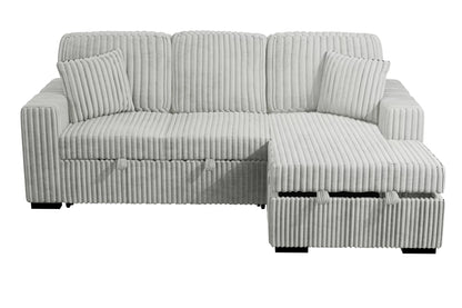 The Osgood Ash Convertible Sectional with Pull-Out Bed – 2 Piece - view 3