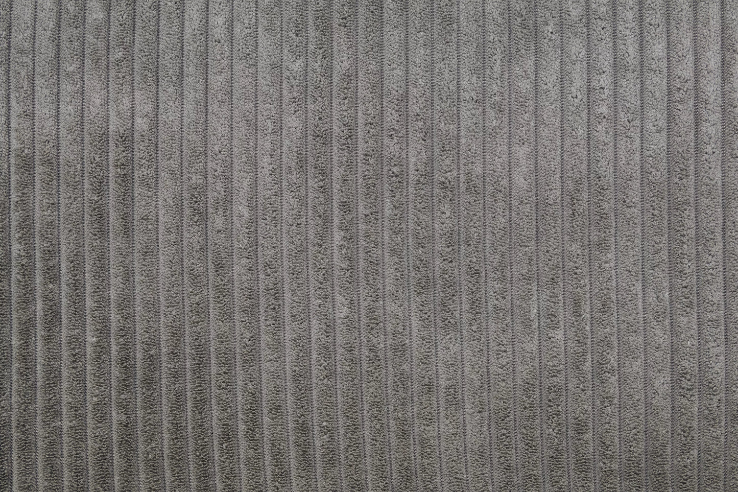 4-Piece Convertible Sectional Sofa with Storage and Sleeper – Fog Corduroy F8560