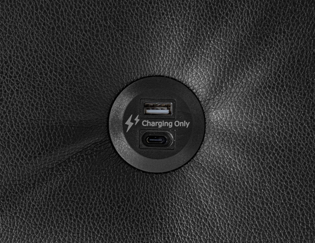 The Jenson Black Convertible Sofa - view 5