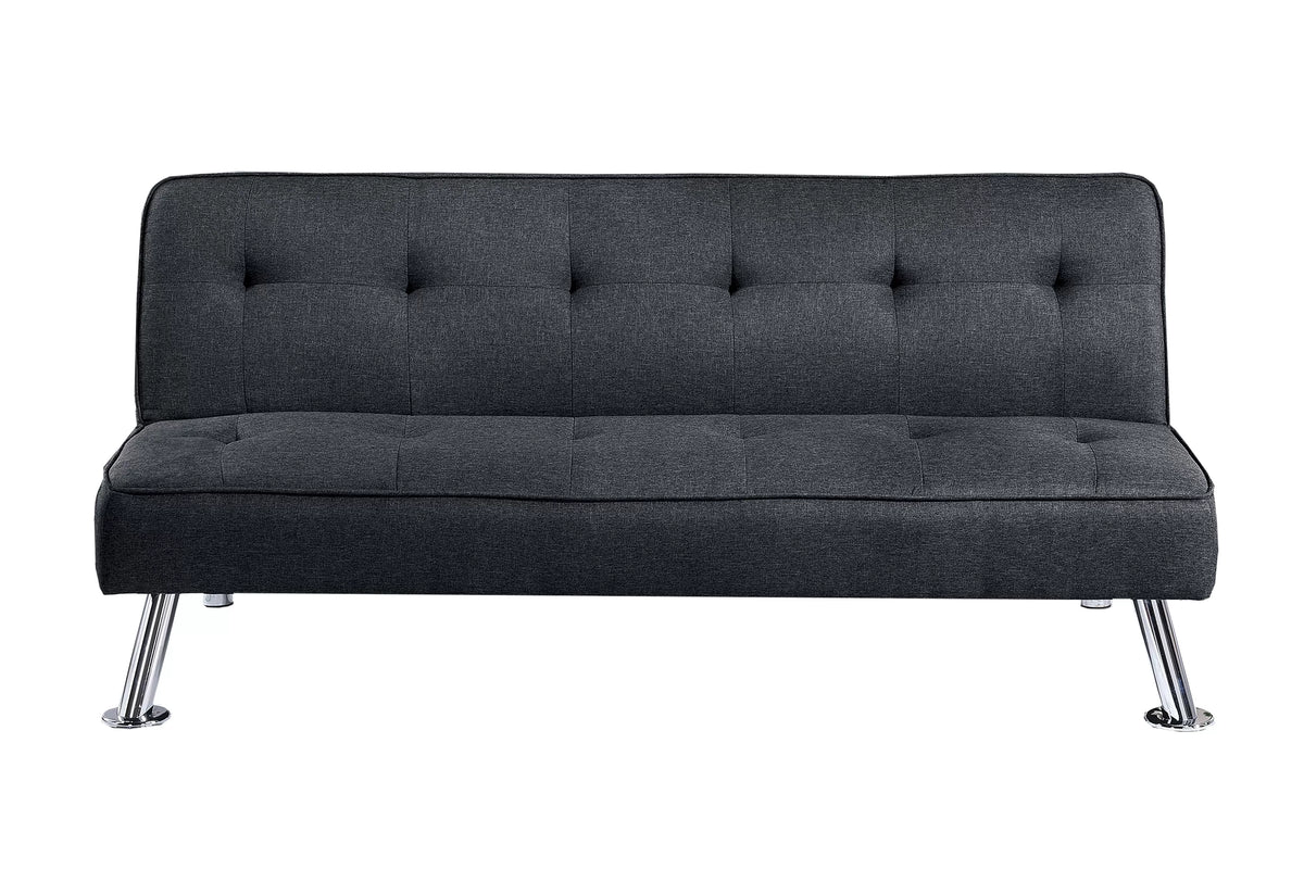 The Jenson Black Convertible Sofa - view 3