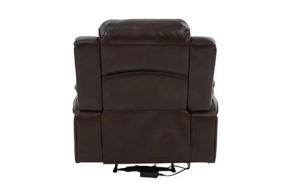 The Osric Brown Gel Leatherette Power Motion Living Room Set – 3 Piece - view 13