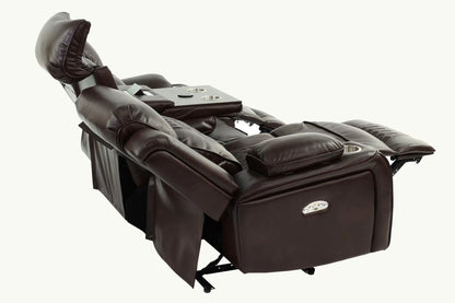 The Osric Brown Gel Leatherette Power Motion Living Room Set – 3 Piece - view 35