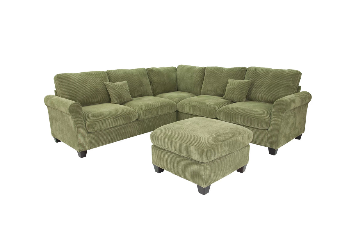 The Belford Sage Sectional – 4 Piece - view 6