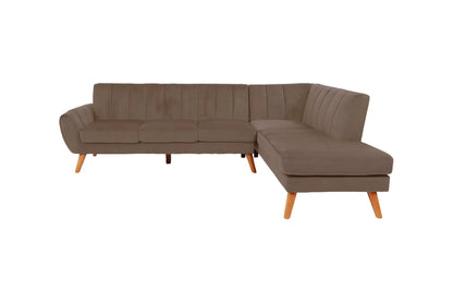 The Donnelly Light Brown Sectional – 2 Piece