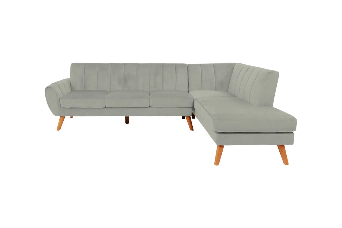 The Donnelly Light Gray Sectional – 2 Piece