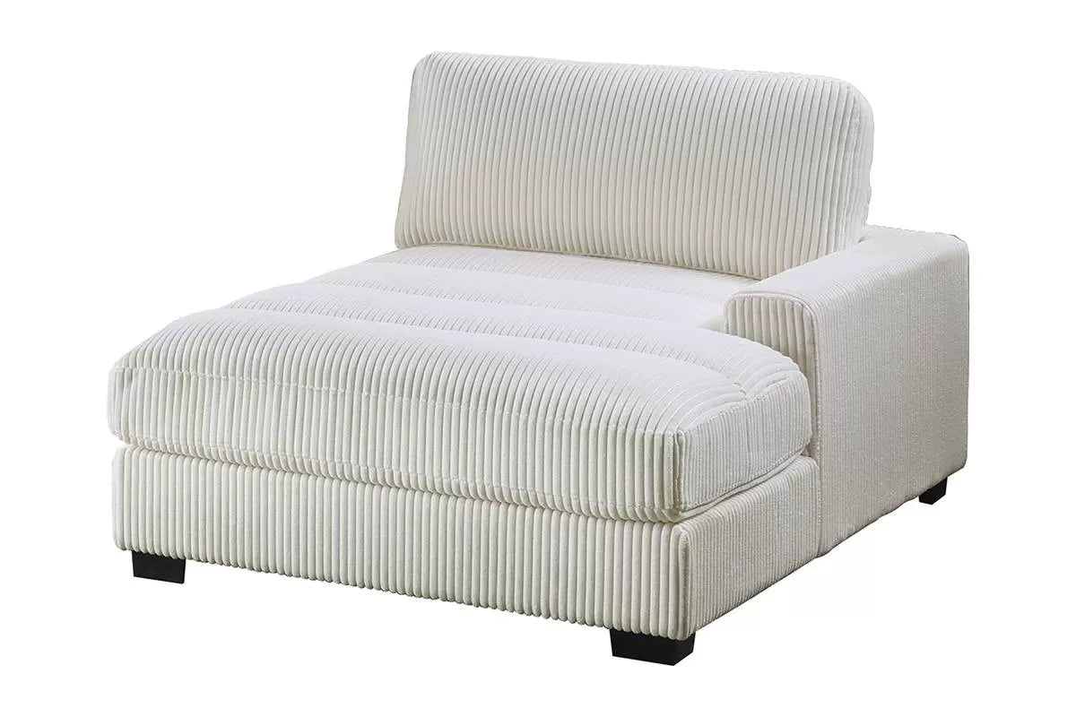 Summit beige right arm chaise individual piece