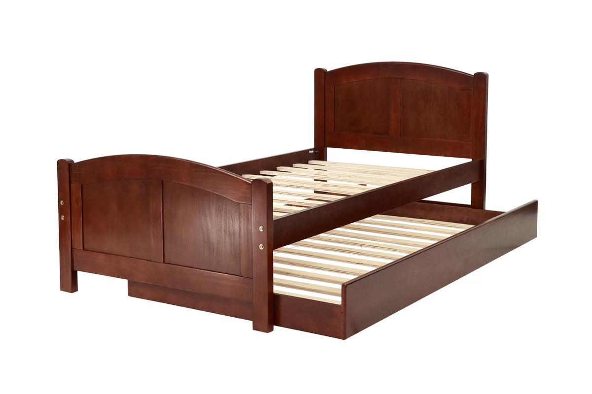 Cama Roscoe Twin Twin Cerezo de Madera