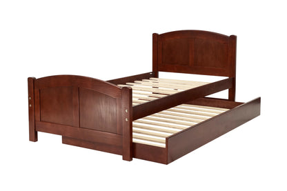 Cama Roscoe Twin Twin Cerezo de Madera