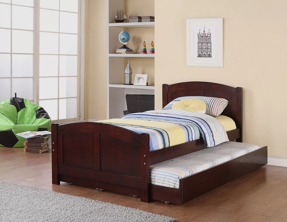 Cama Roscoe Twin Twin Cerezo de Madera
