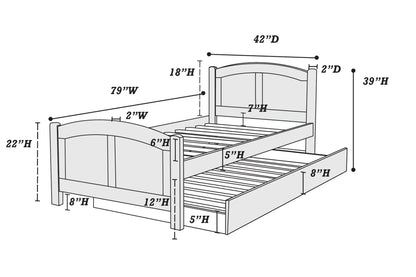The Casper Twin 3-Piece Bedroom Set