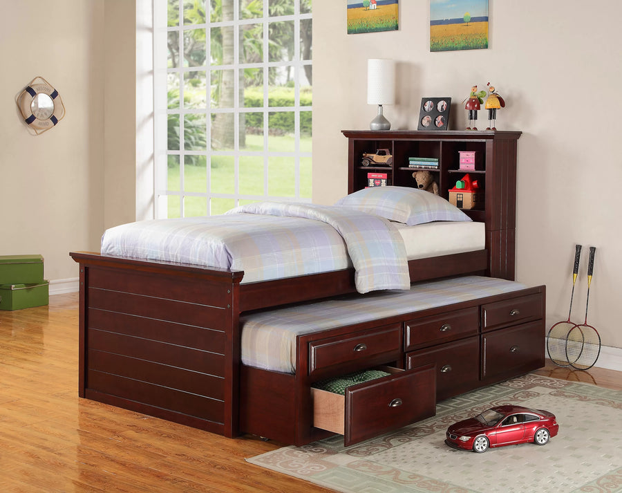 Cama Lark Twin Twin Cerezo de Madera