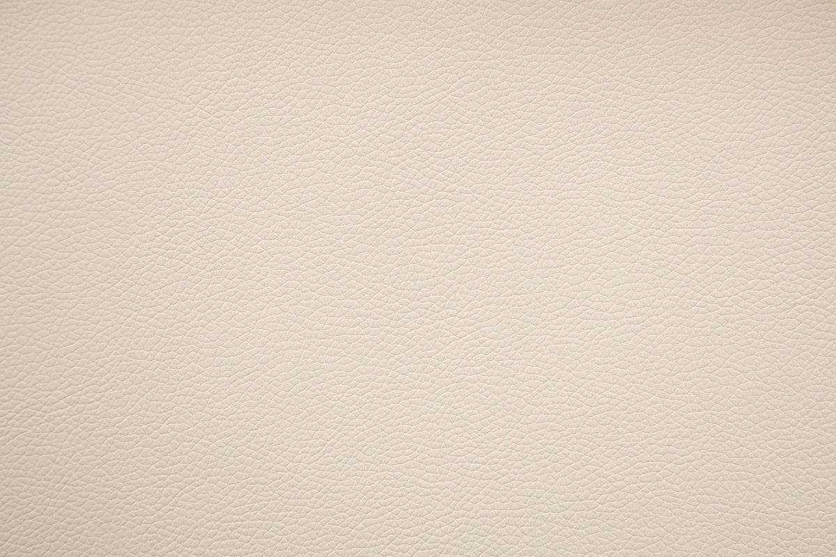 The Blanche Full White Faux Leather Button-Tufted Bed