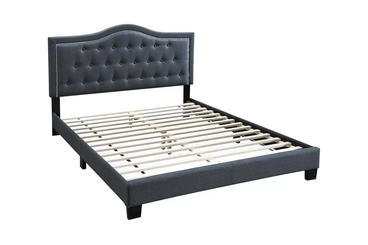 The Stanton Charcoal Polyfiber Full Bed Frame, Nightstand & Chest – 3 Piece - view 2