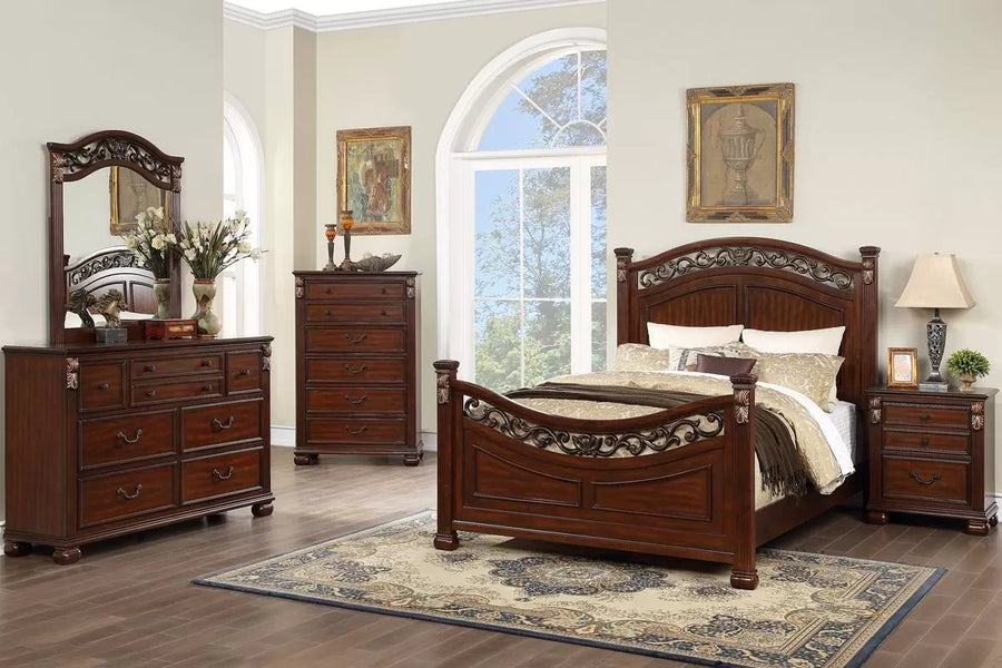 The Regalia Eastern King 5-Piece Bedroom Set