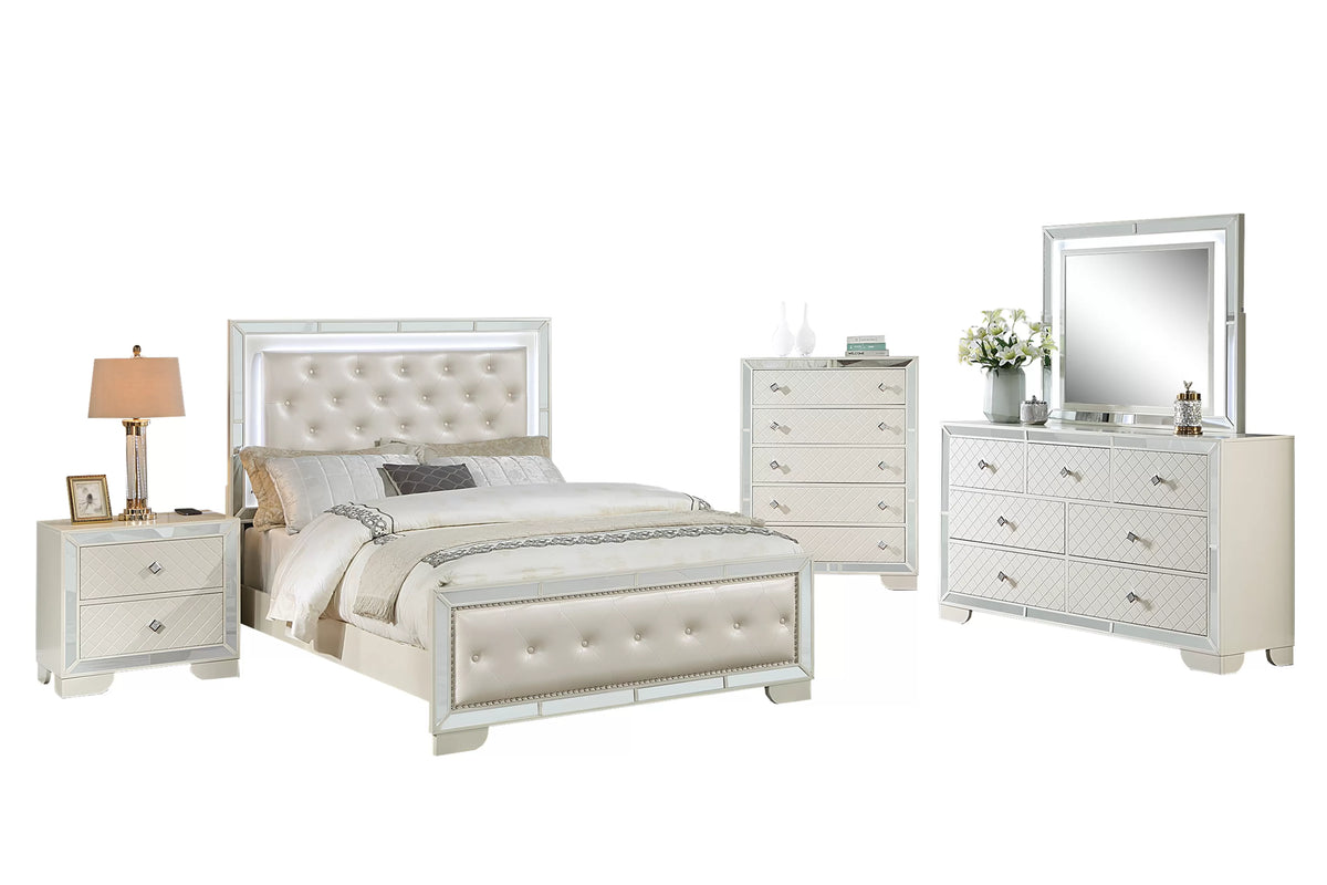 The Chantilly Queen 5-Piece Bedroom Set