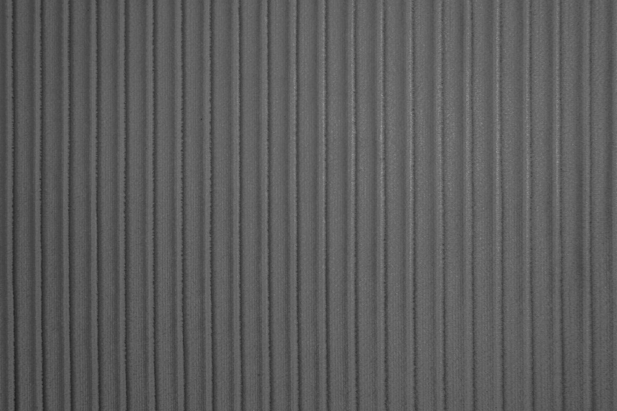 The Cinder Full Charcoal Corduroy Bed with Storage Drawer
