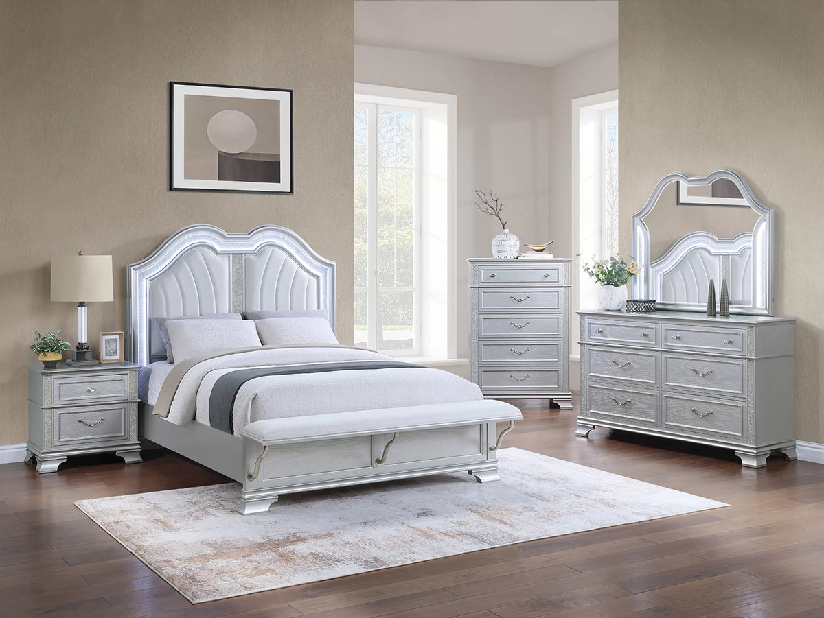 The Harbor Queen LED Bed