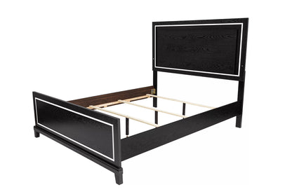 The Beacon Eastern King LED Bed with Charging Station