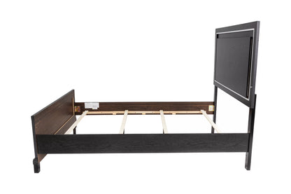 The Beacon Eastern King LED Bed with Charging Station