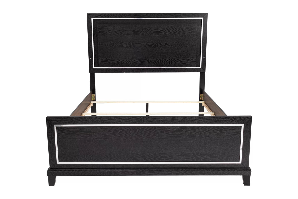 The Beacon Queen LED Bed with Charging Station