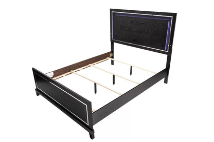 The Beacon Queen LED Bed with Charging Station