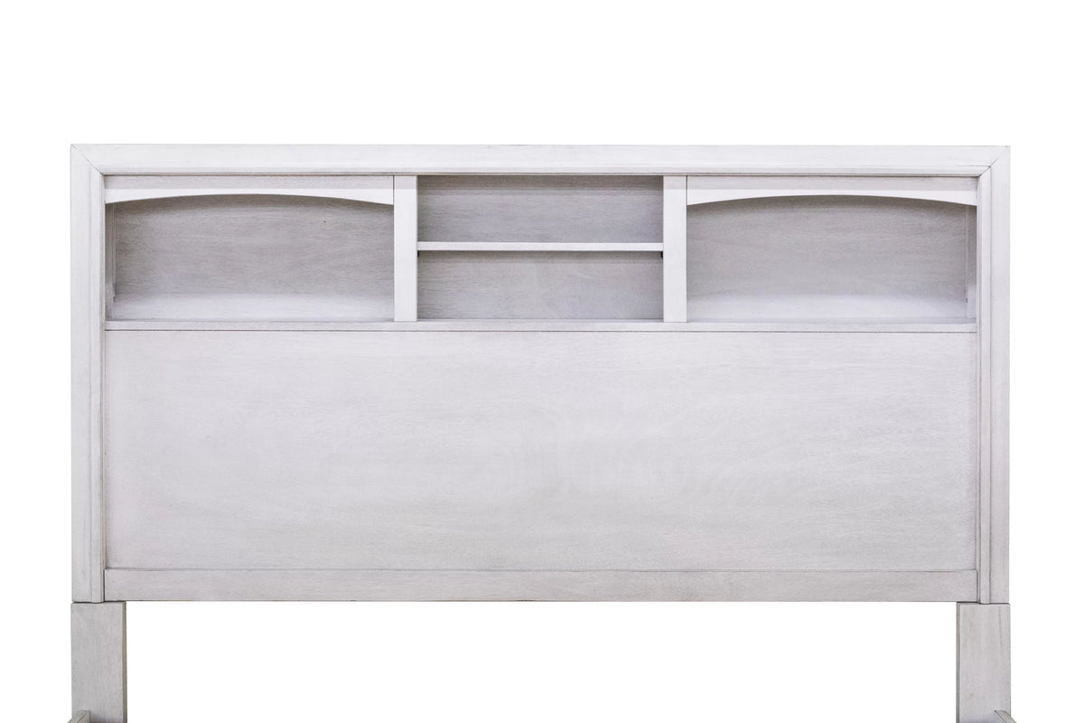 The Harper Queen White LED Bed with 6 Underbed Drawers