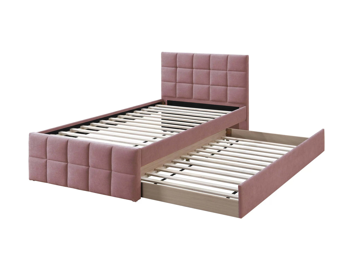 Cama Nido Tinsley Full Rosa de Lino