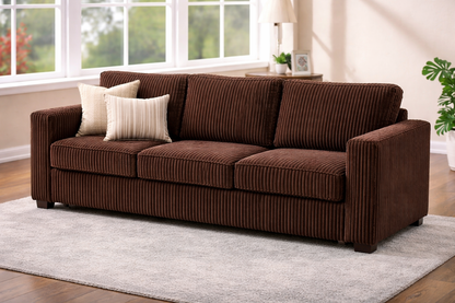 The Haven Coffee Brown Sofa Set – 2 Piece