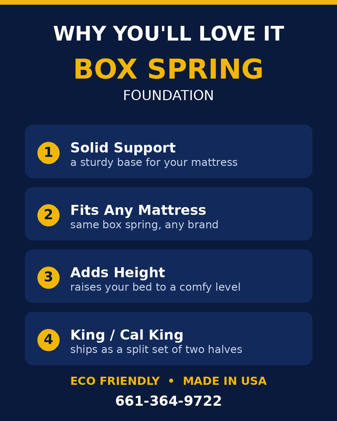 Box Spring Only - Queen - view 3