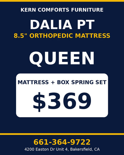Dalia PT 8.5" Orthopedic Mattress + Box Spring Set - Queen - view 2