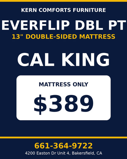 EverFlip DBL PT 13" Double-Sided Mattress - Cal King - view 2