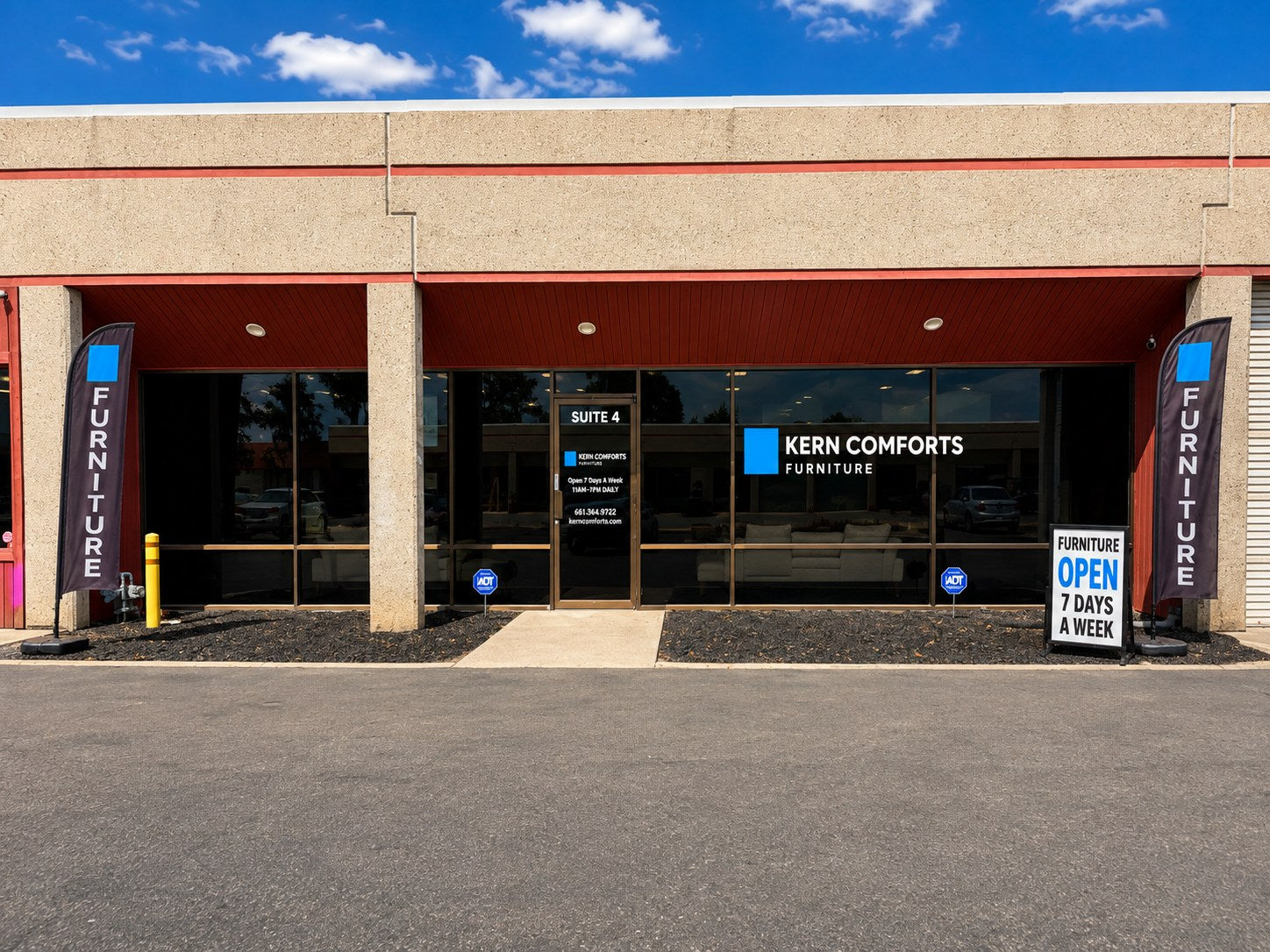 Kern Comforts Furniture Bakersfield showroom